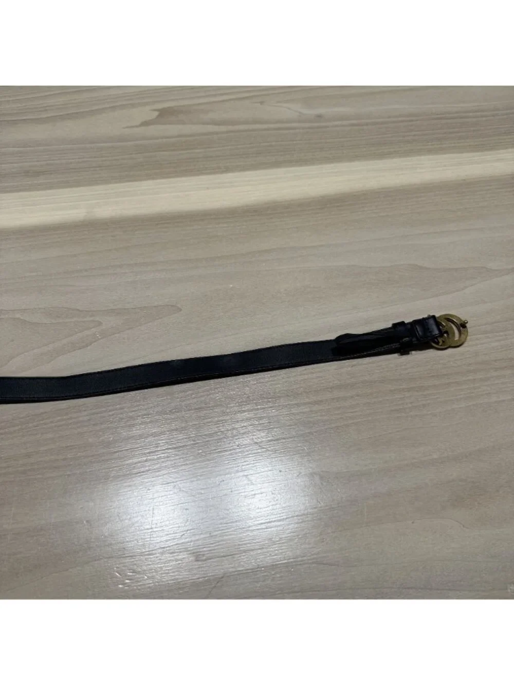 Gucci Marmont Thin Belt 409417 AP 00T Black Leather Size 65